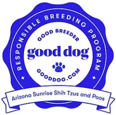 Breeder badge of recognition from Good Dog.